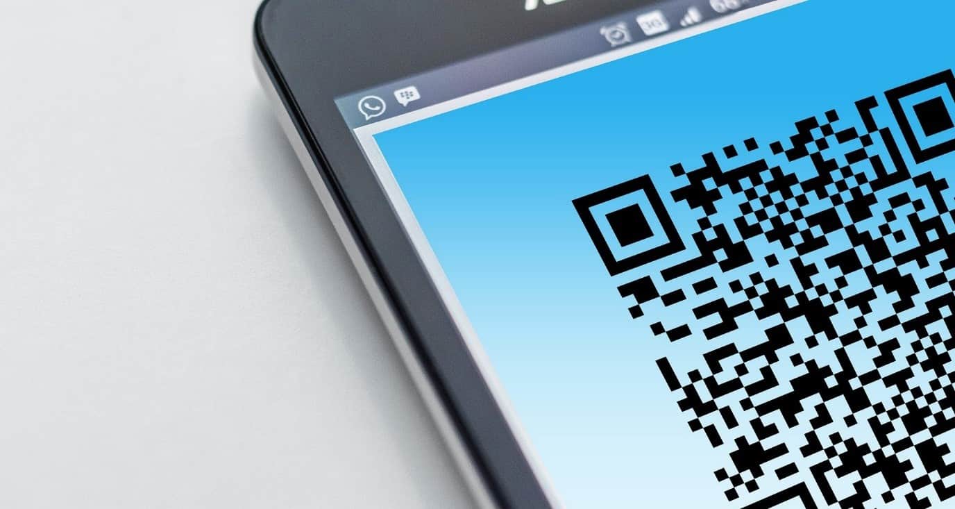 QR code on mobile